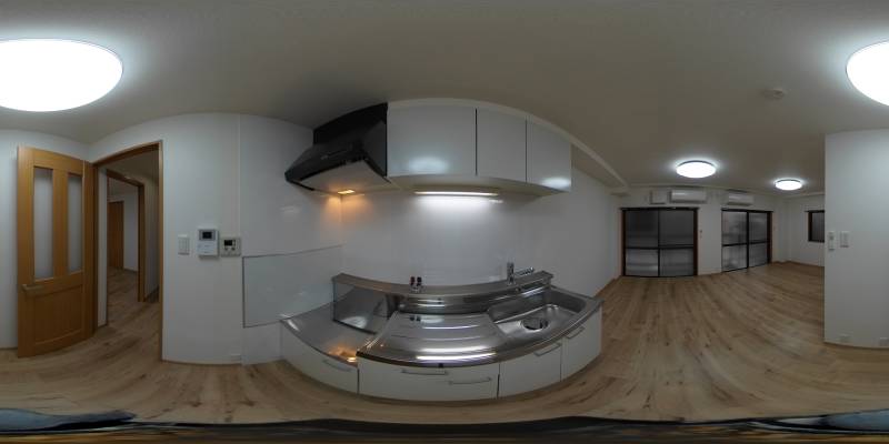 パノラマ画像キッチン