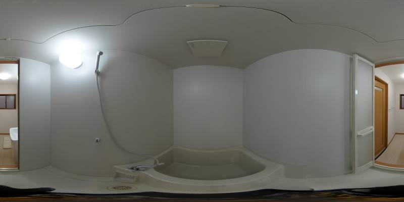 パノラマ画像バスルーム