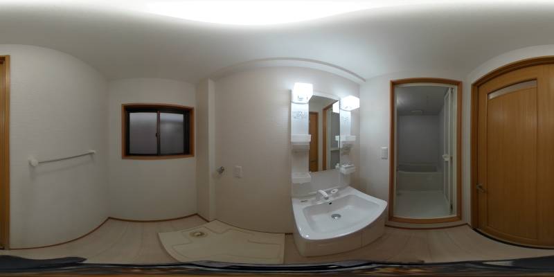 パノラマ画像洗面所