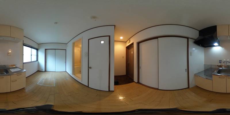 パノラマ画像キッチン