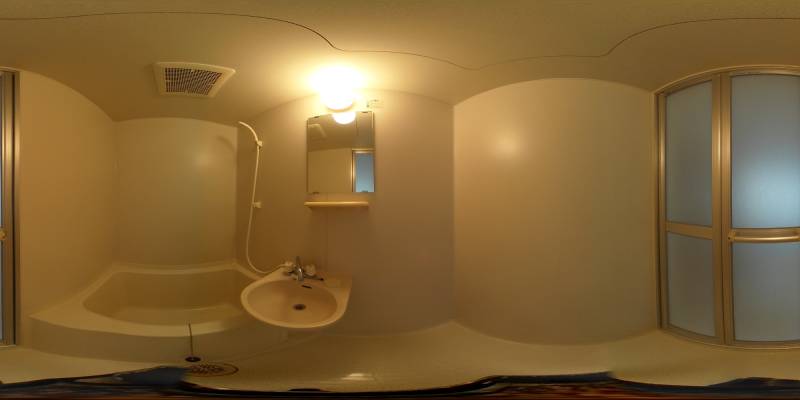 パノラマ画像バスルーム