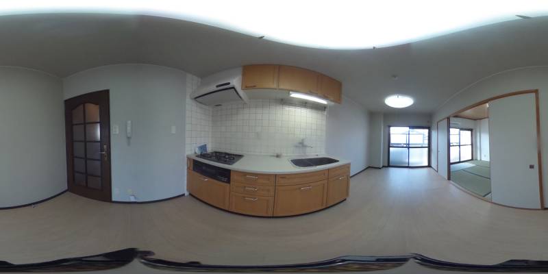 パノラマ画像キッチン