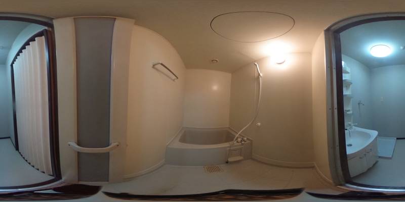 パノラマ画像バスルーム
