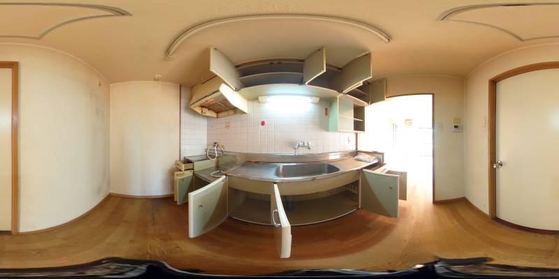 パノラマ画像キッチン