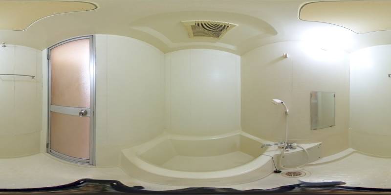 パノラマ画像バスルーム