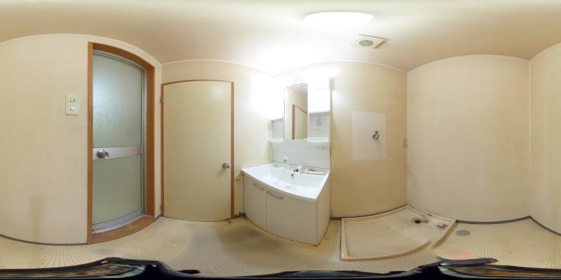 パノラマ画像洗面所