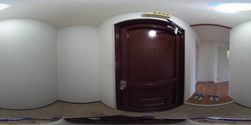 パノラマ画像玄関