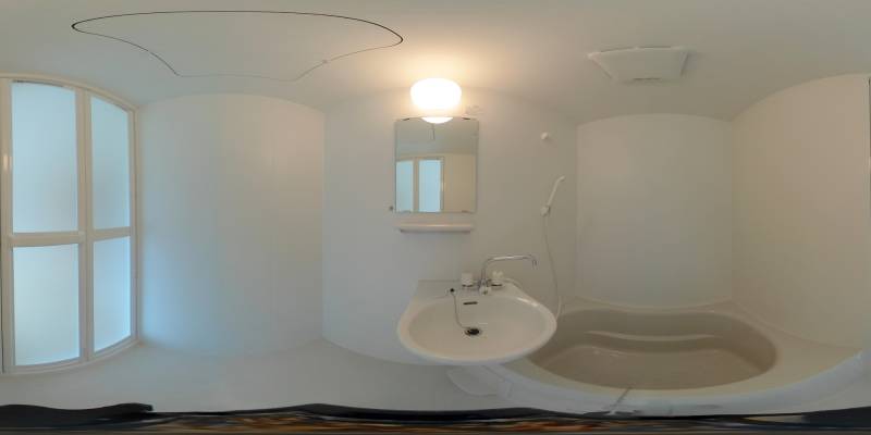 パノラマ画像バスルーム