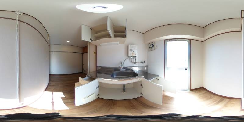 パノラマ画像キッチン