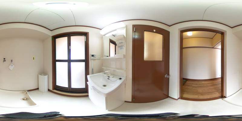 パノラマ画像洗面所