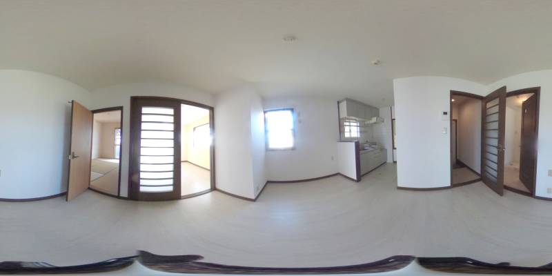 パノラマ画像リビング