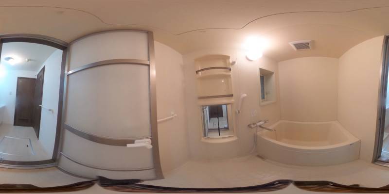 パノラマ画像バスルーム