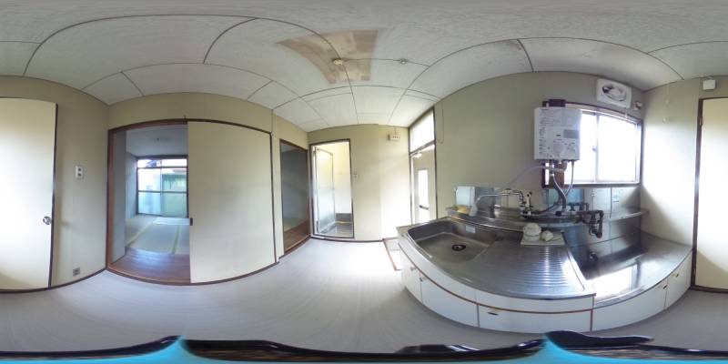 パノラマ画像キッチン