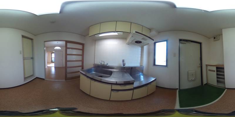 パノラマ画像キッチン