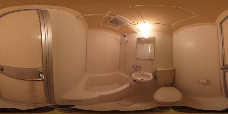 パノラマ画像バスルーム