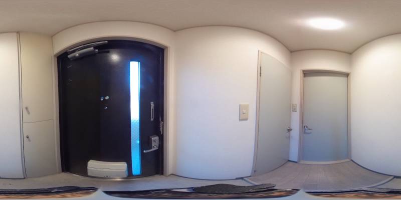 パノラマ画像玄関