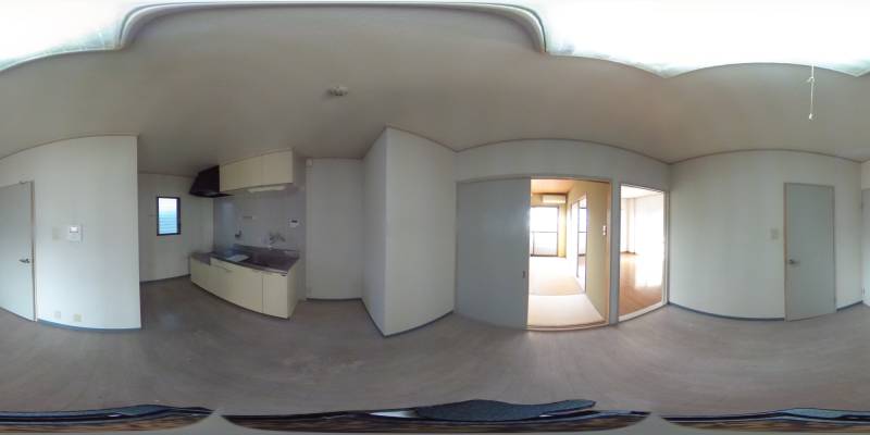 パノラマ画像キッチン