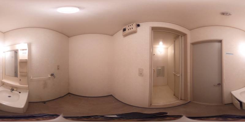パノラマ画像洗面所