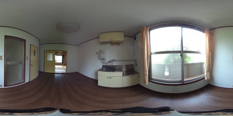 パノラマ画像キッチン