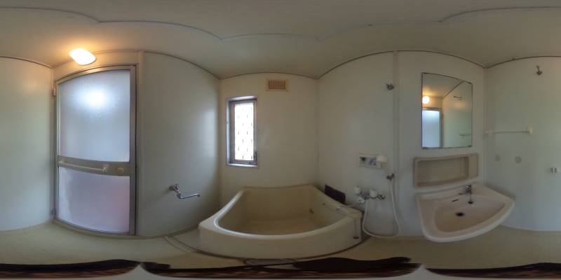 パノラマ画像バスルーム