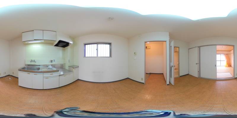 パノラマ画像キッチン