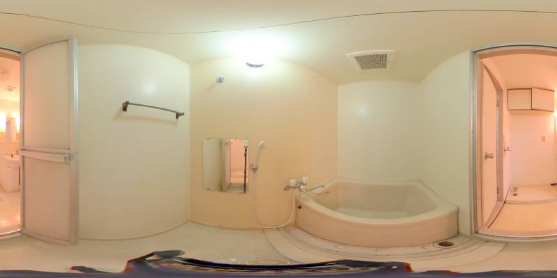 パノラマ画像バスルーム