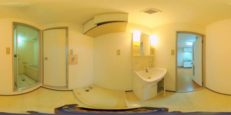 パノラマ画像洗面所