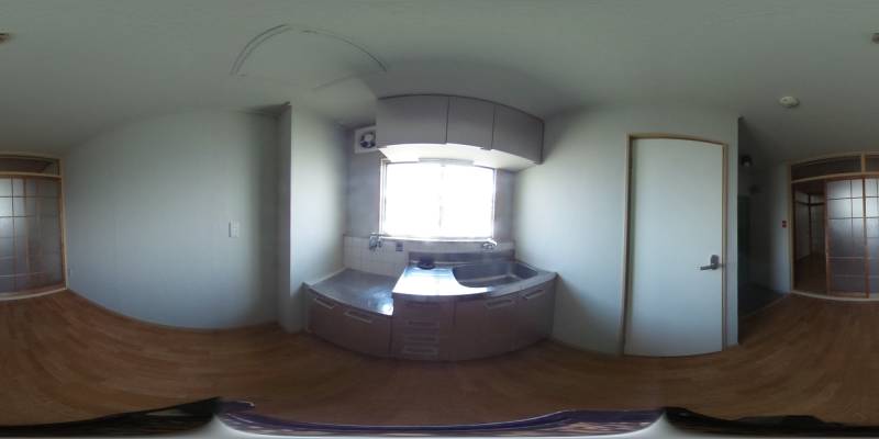 パノラマ画像キッチン