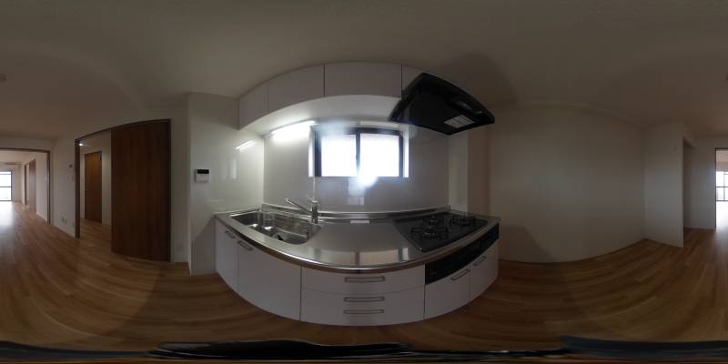 パノラマ画像キッチン