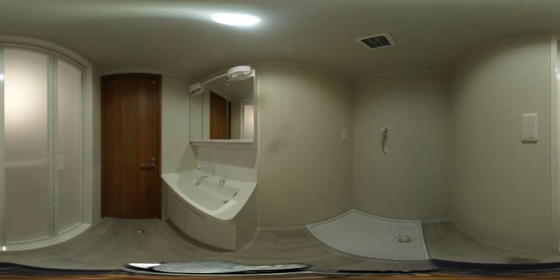 パノラマ画像洗面所