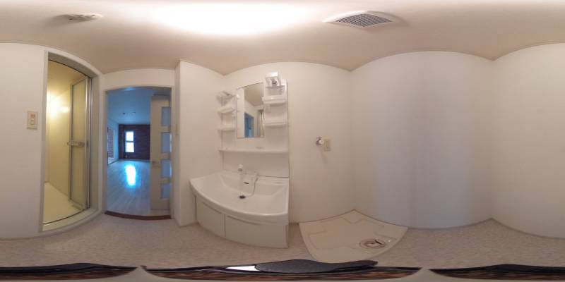 パノラマ画像洗面所