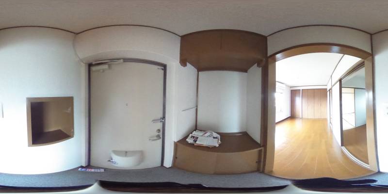 パノラマ画像玄関