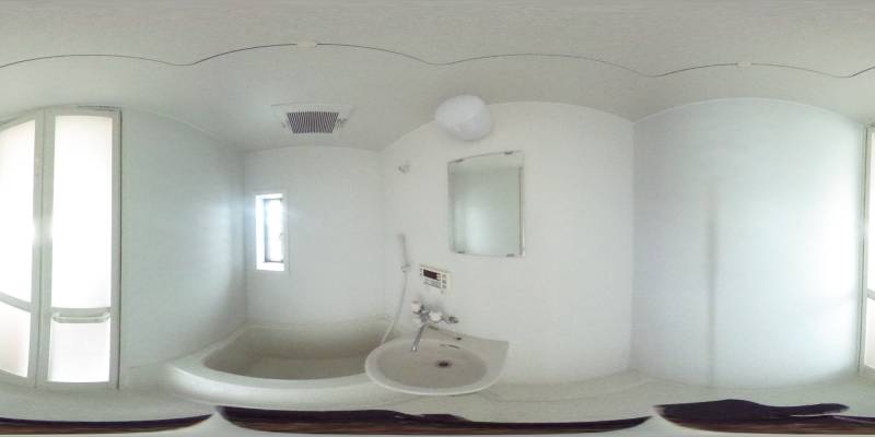 パノラマ画像バスルーム