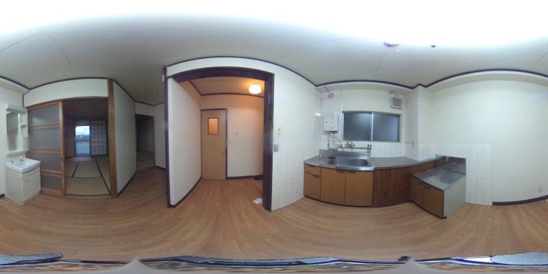 パノラマ画像キッチン