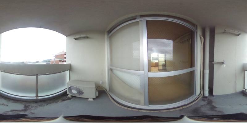 パノラマ画像バルコニー