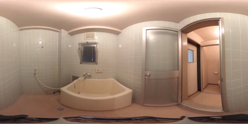 パノラマ画像バスルーム