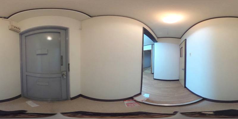 パノラマ画像寝室