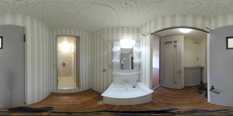 パノラマ画像洗面所