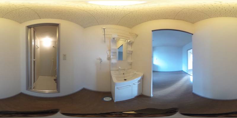 パノラマ画像洗面所