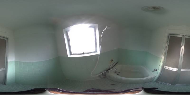 パノラマ画像バスルーム