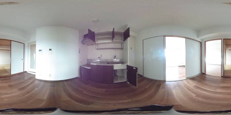 パノラマ画像キッチン