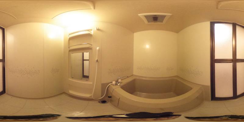 パノラマ画像バスルーム