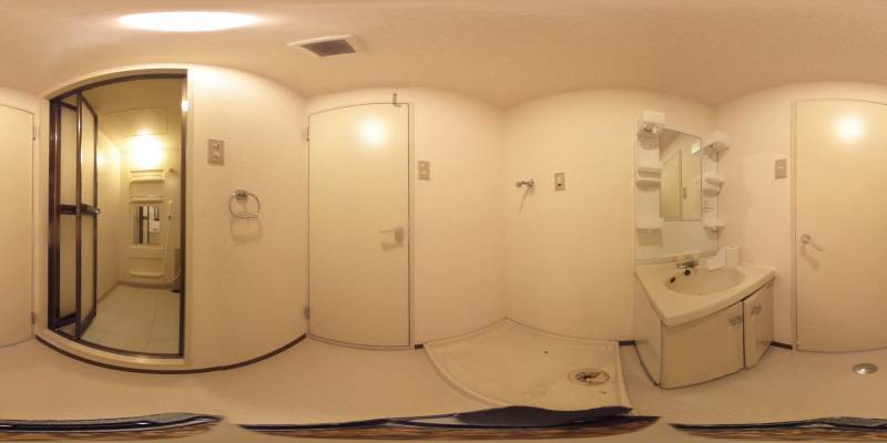 パノラマ画像洗面所