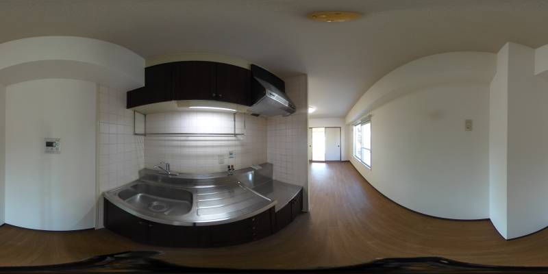 パノラマ画像キッチン