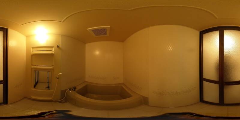 パノラマ画像バスルーム