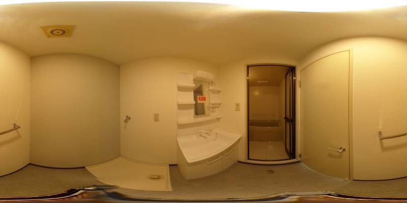 パノラマ画像洗面所