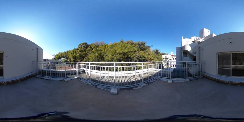 パノラマ画像バルコニー