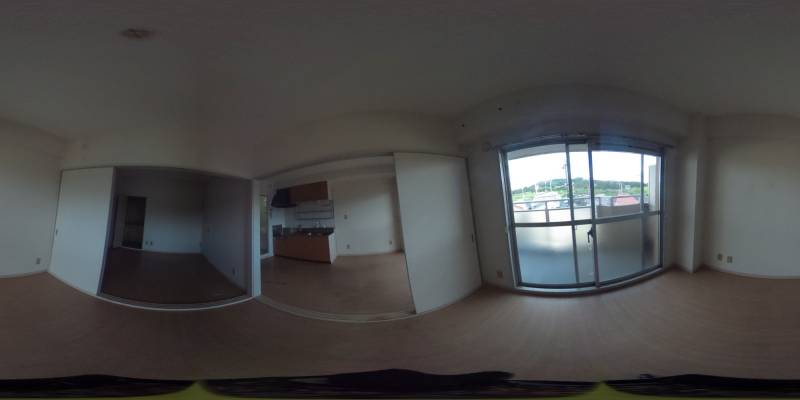 パノラマ画像洋室