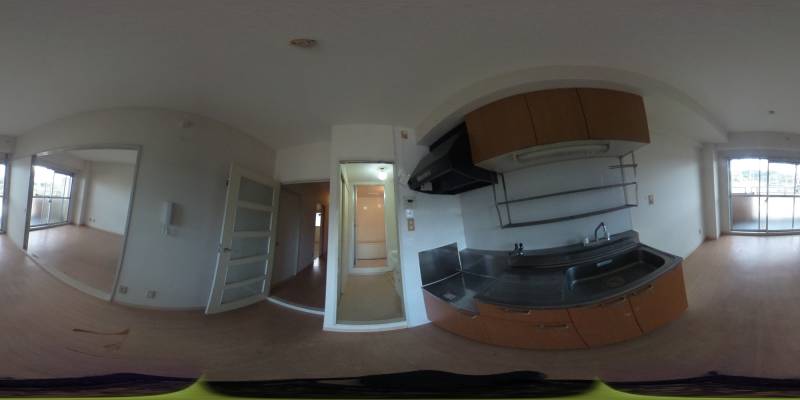 パノラマ画像キッチン