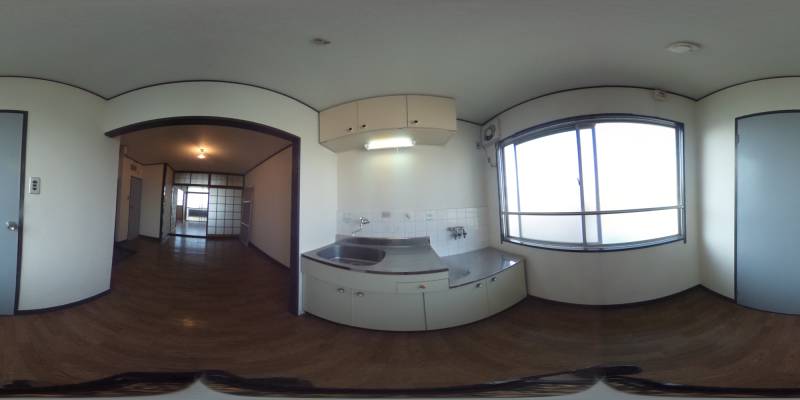 パノラマ画像キッチン